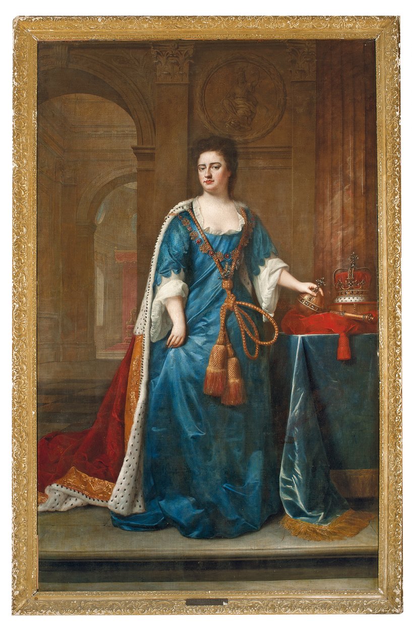 Kraliçe Anne'nin Portresi (1665-1714) by Godfrey (studio of) Kneller