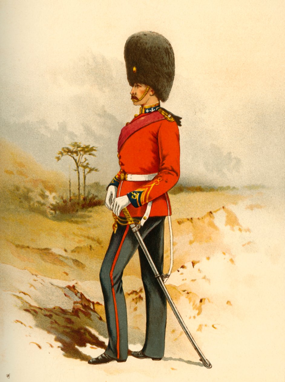 23. - Kraliyet Galler Piyadeleri, 1890. by Godfrey Douglas Giles