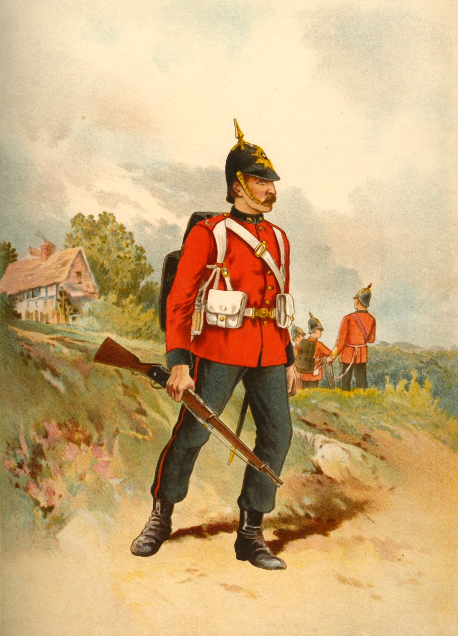 2. - The Queens Royal West Surrey, 1890. by Godfrey Douglas Giles