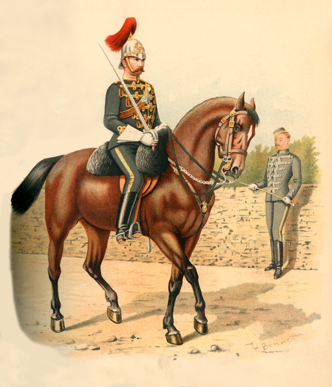 6. Süvari Hussars Alayı, Kanada, 1890. by Godfrey Douglas Giles