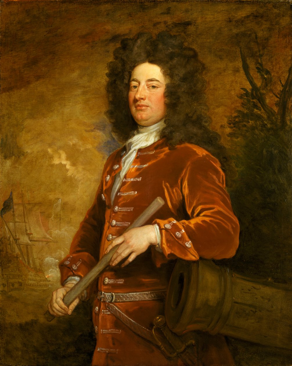 Amiral Sir John Jennings (1664-1743) by Godfrey Kneller