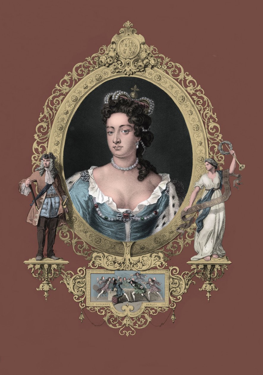 İngiltere Kraliçesi Anne by Godfrey Kneller