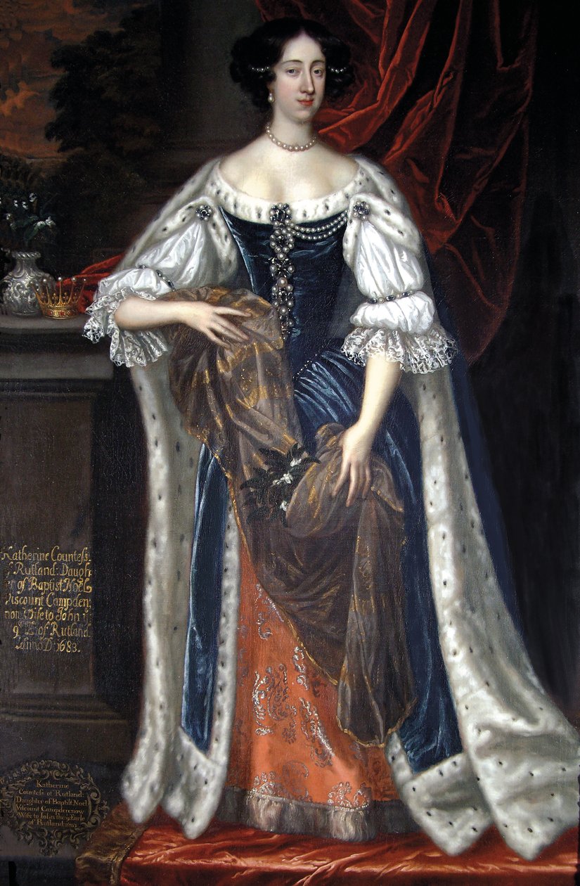 Catherine Noel, Rutland Kontesi by Godfrey Kneller