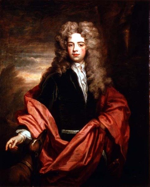 Tazı olan bir beyefendinin portresi by Godfrey Kneller