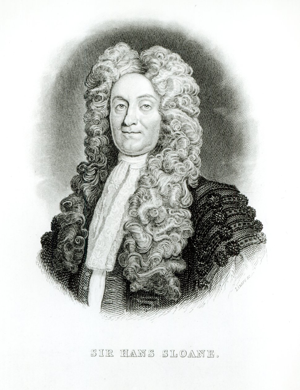 Sir Hans Sloane (1660-1753), William Home Lizars (1788-1859) tarafından Sloane