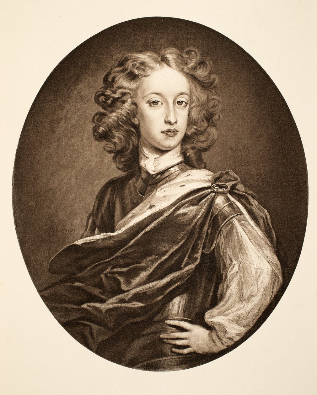 William, Gloucester Dükü, pub. 1902 (kollotip) by Godfrey Kneller