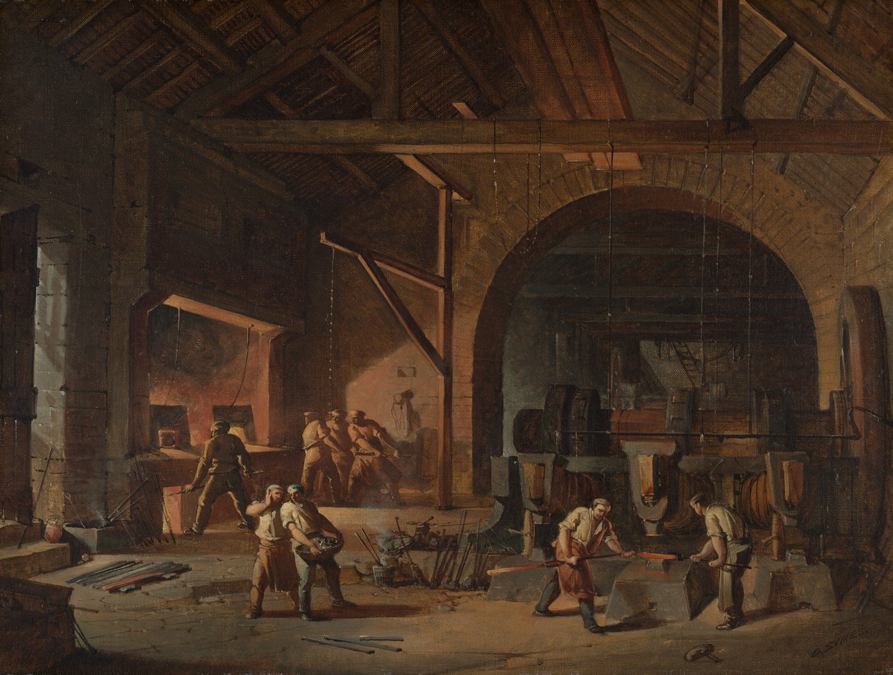 Bir Eğim Demirhanesi by Godfrey Sykes