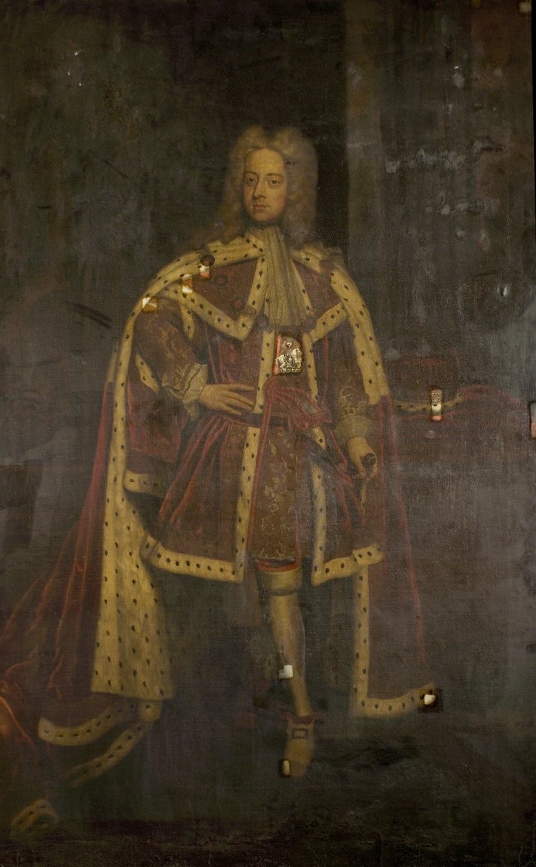 Galler Prensi, daha sonra George II, c.1716 by Godfrey after Kneller