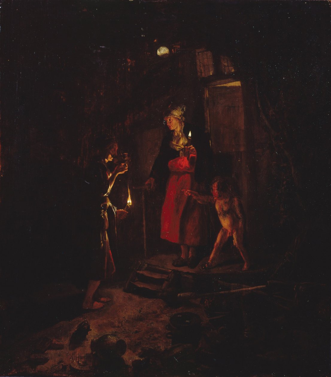 Kulübedeki Ceres by Godfried Schalcken