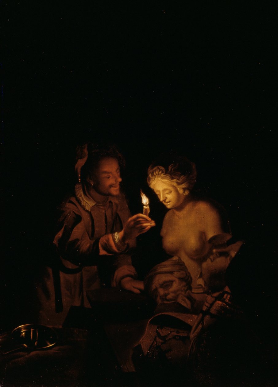 Pygmalion ve Galatea (panel) by Godfried Schalcken