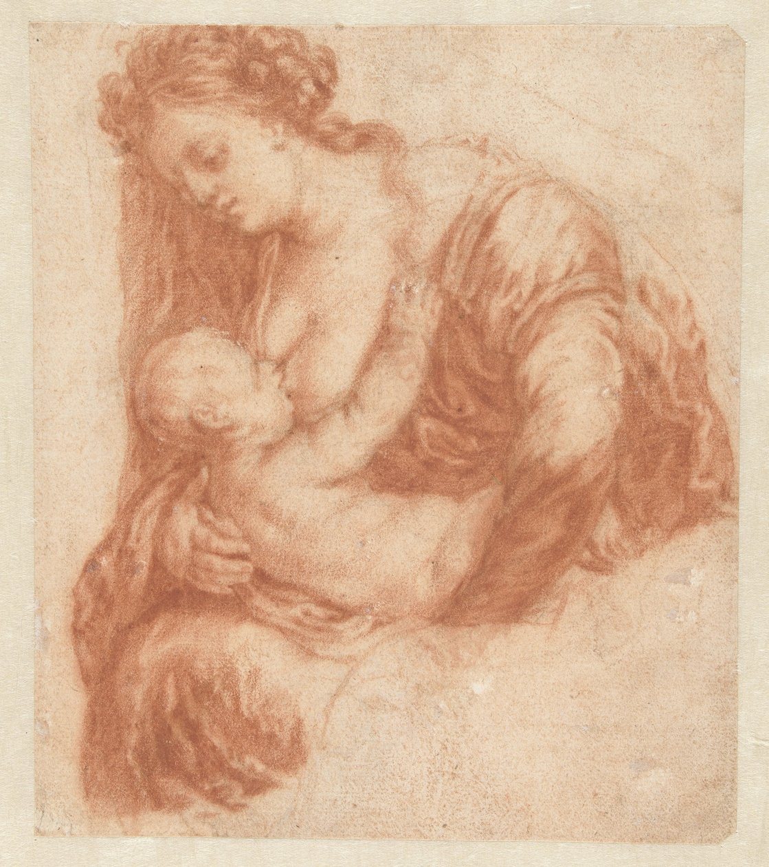 Çocuğu Emziren Kadın Caspar Netscher'in Sanat Kitabı veya Çalışma Albümü (dizi adı) by Godfried Schalcken
