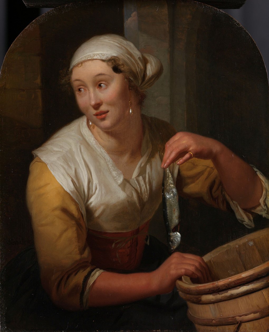 Ringa satan kadın by Godfried Schalken or Schalcken