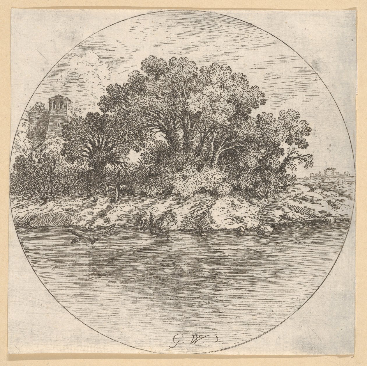 Water.n.d tarafından Ağaçlarla Peyzaj by Goffredo Wals