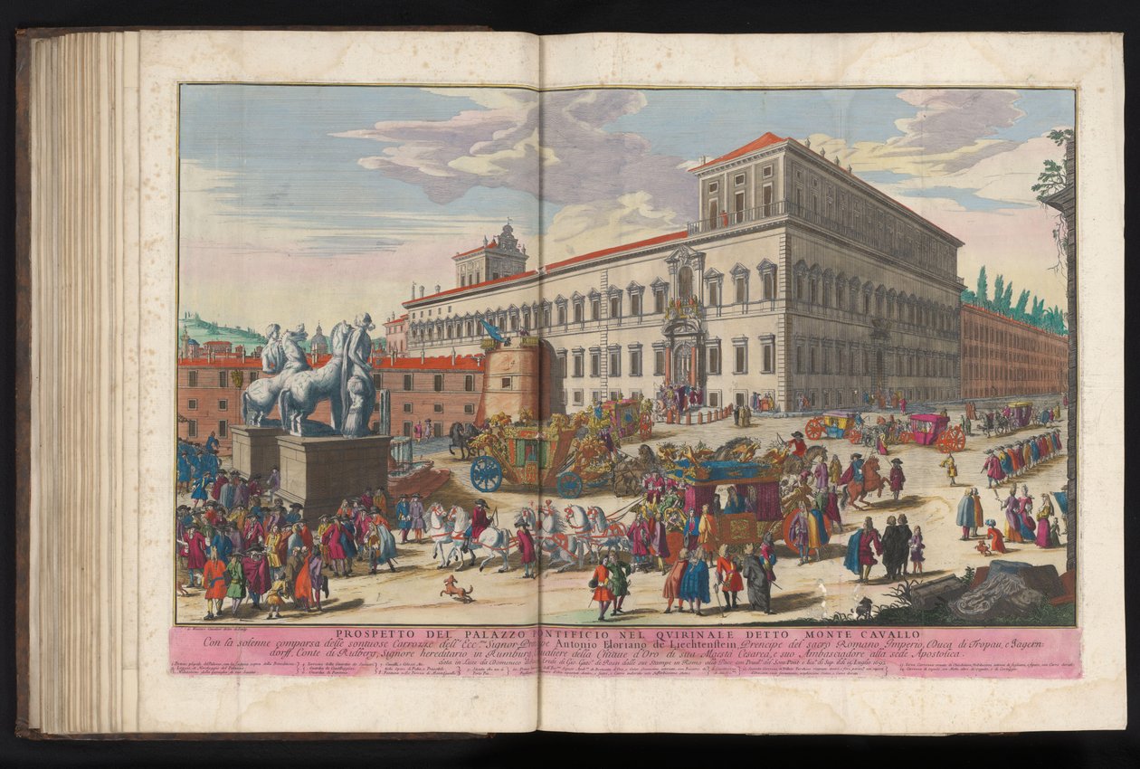 Piazza del Quirinale te Roma Monte Cavallo olarak bilinen Quirinale