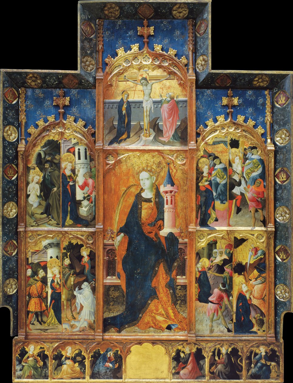 Aziz Barbara Altarpiece by Gonçal Peris Sarrià