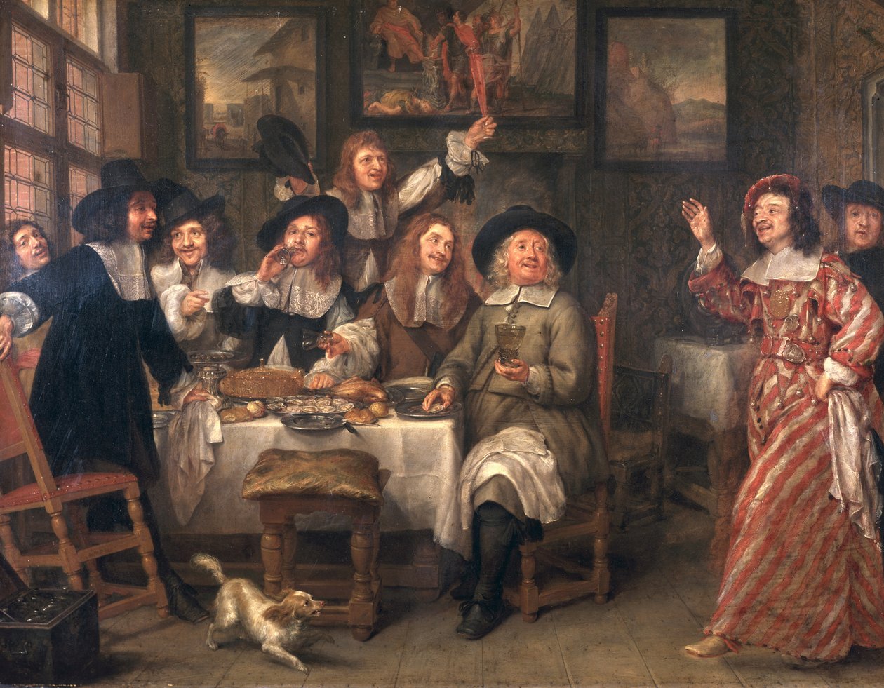 Sanatçıların Yemeği by Gonzales Coques