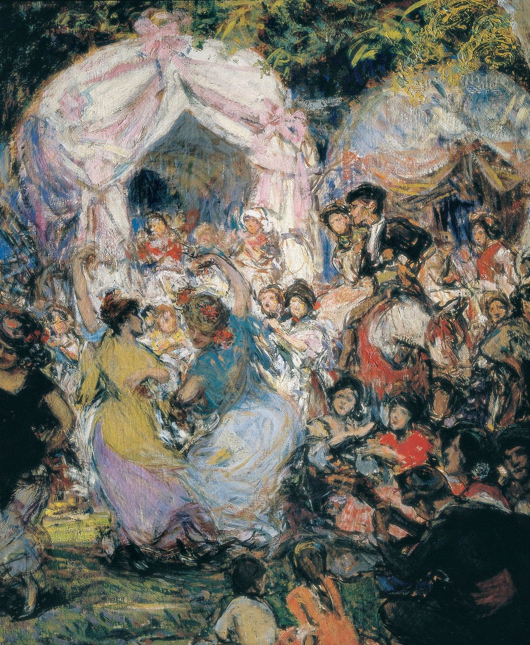 Flamenko dansçıları, resim, Gonzalo Bilbao y Martinez c.1915 by Gonzalo Bilbao Martinez