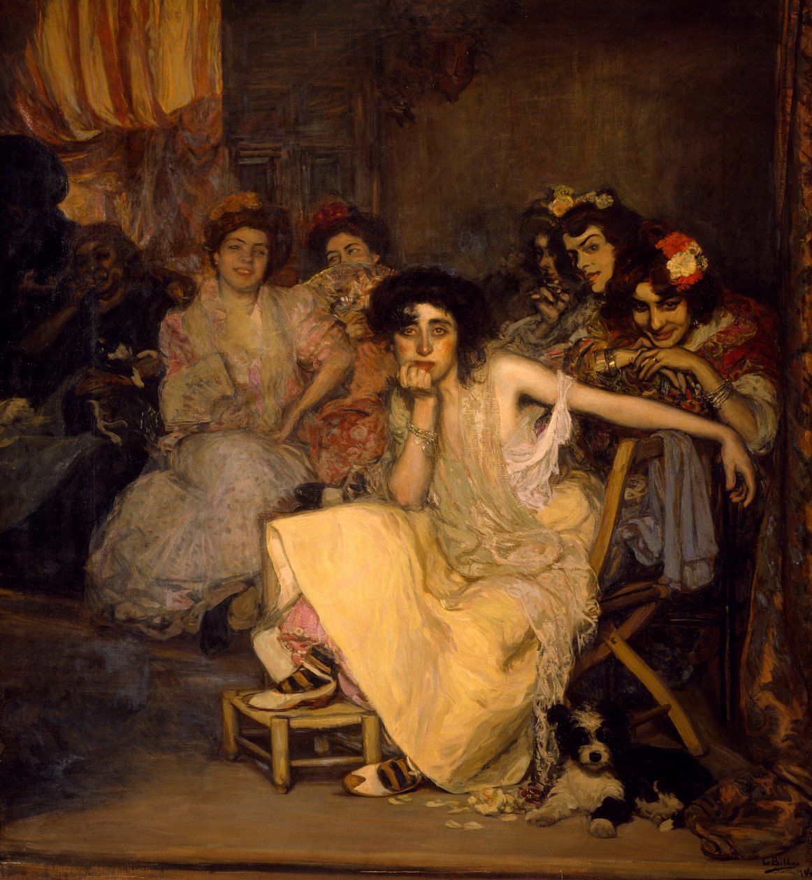 Köle, Gonzalo Bilbao Martinez (1860-1938), tuval üzerine yağlı boya by Gonzalo Bilbao Martinez