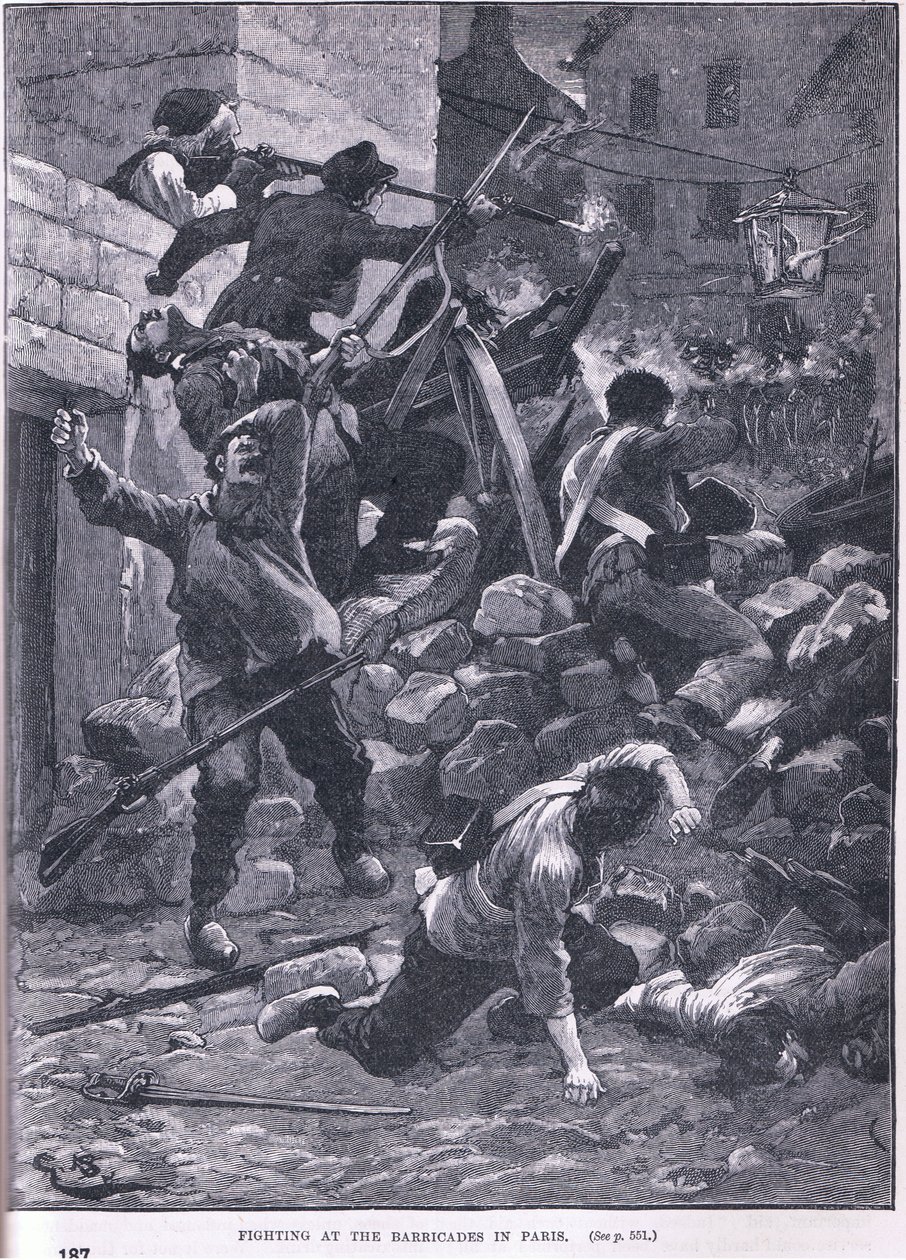 MS 1847 barikatında savaşmak by Gordon Frederick Browne