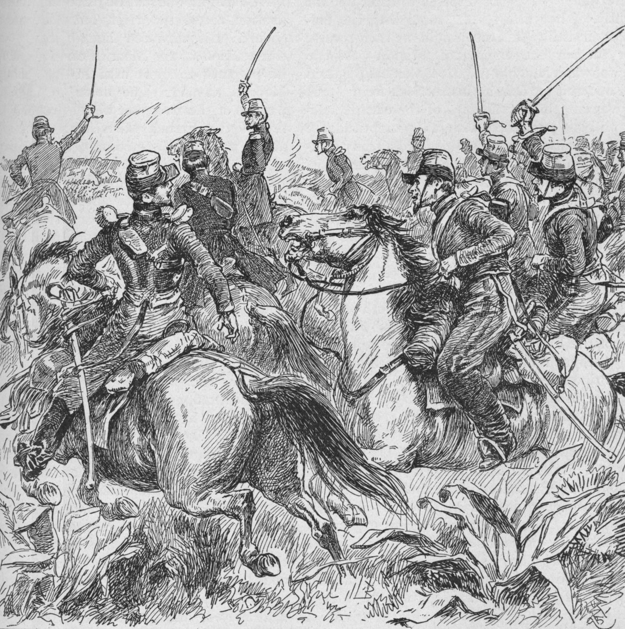 Cesur Bir Vuruşla Yakalanan Abd-El-Kadrs Smalah, 1902 by Gordon Frederick Browne