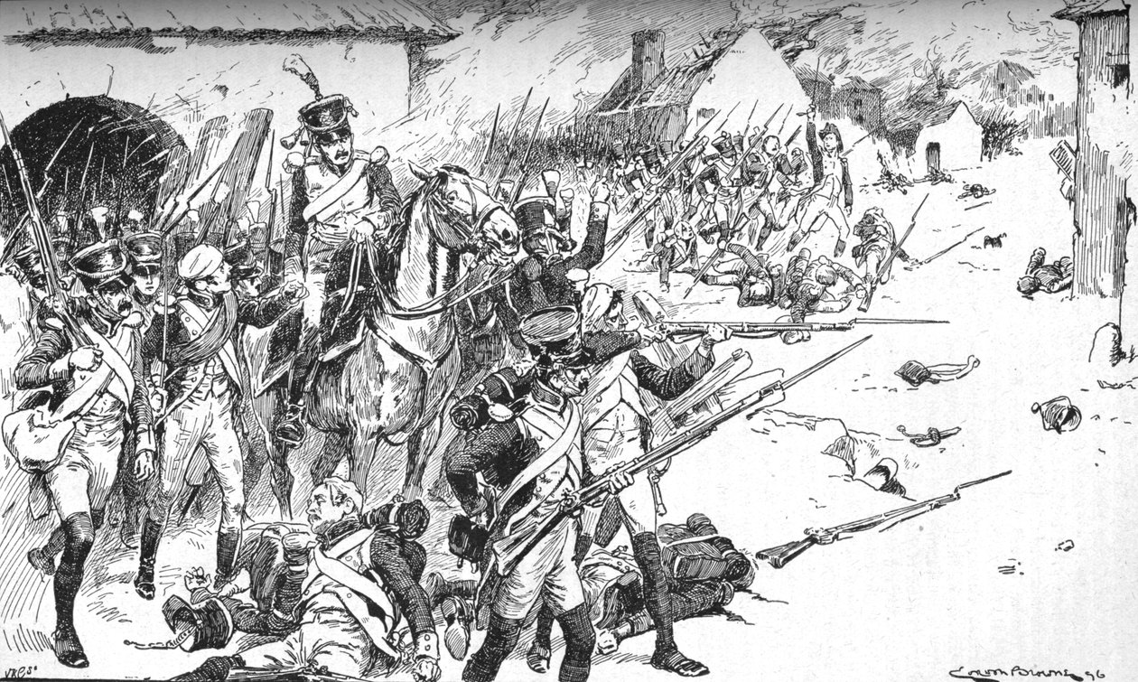 Kolon Köye Zorla Girdikten Sonra, Sadece Geri Döndürülecek Kolon, 1896, 1902 by Gordon Frederick Browne