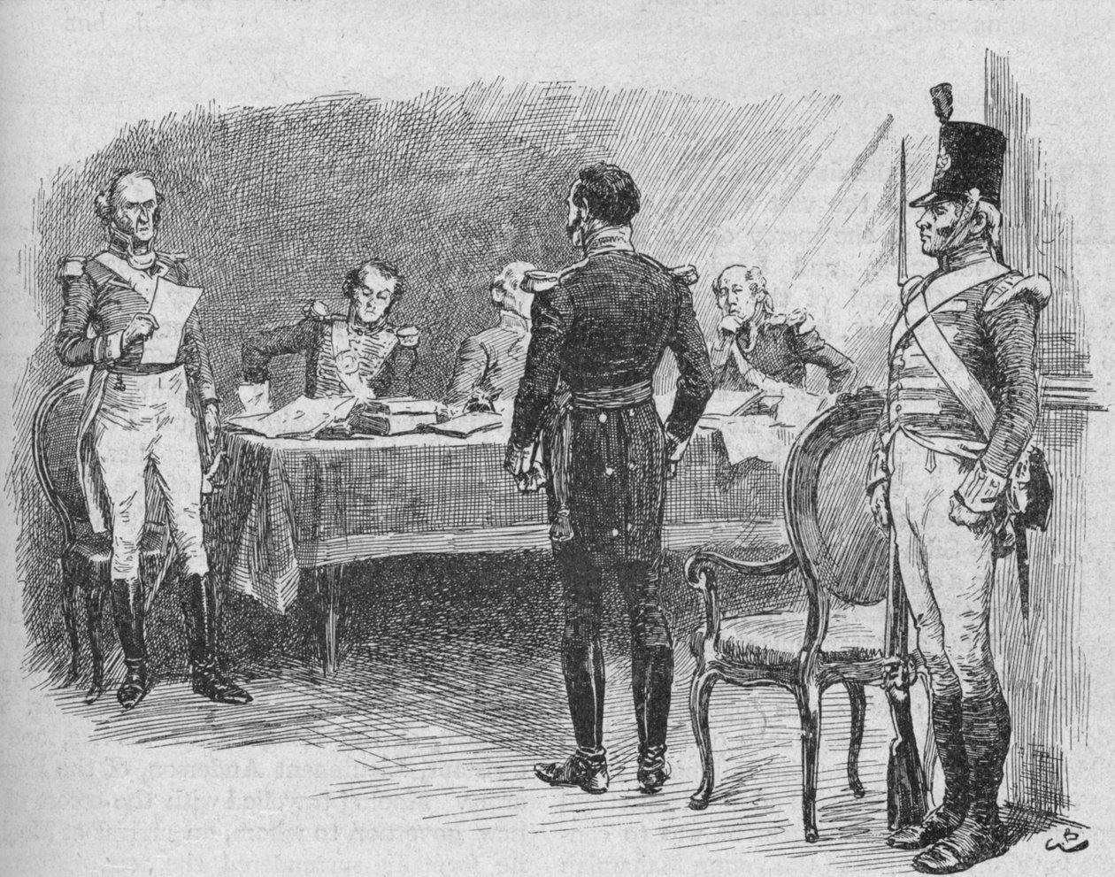 General Whitelocke, Askeri Mahkeme Tarafından Yargılandı, 1902 by Gordon Frederick Browne