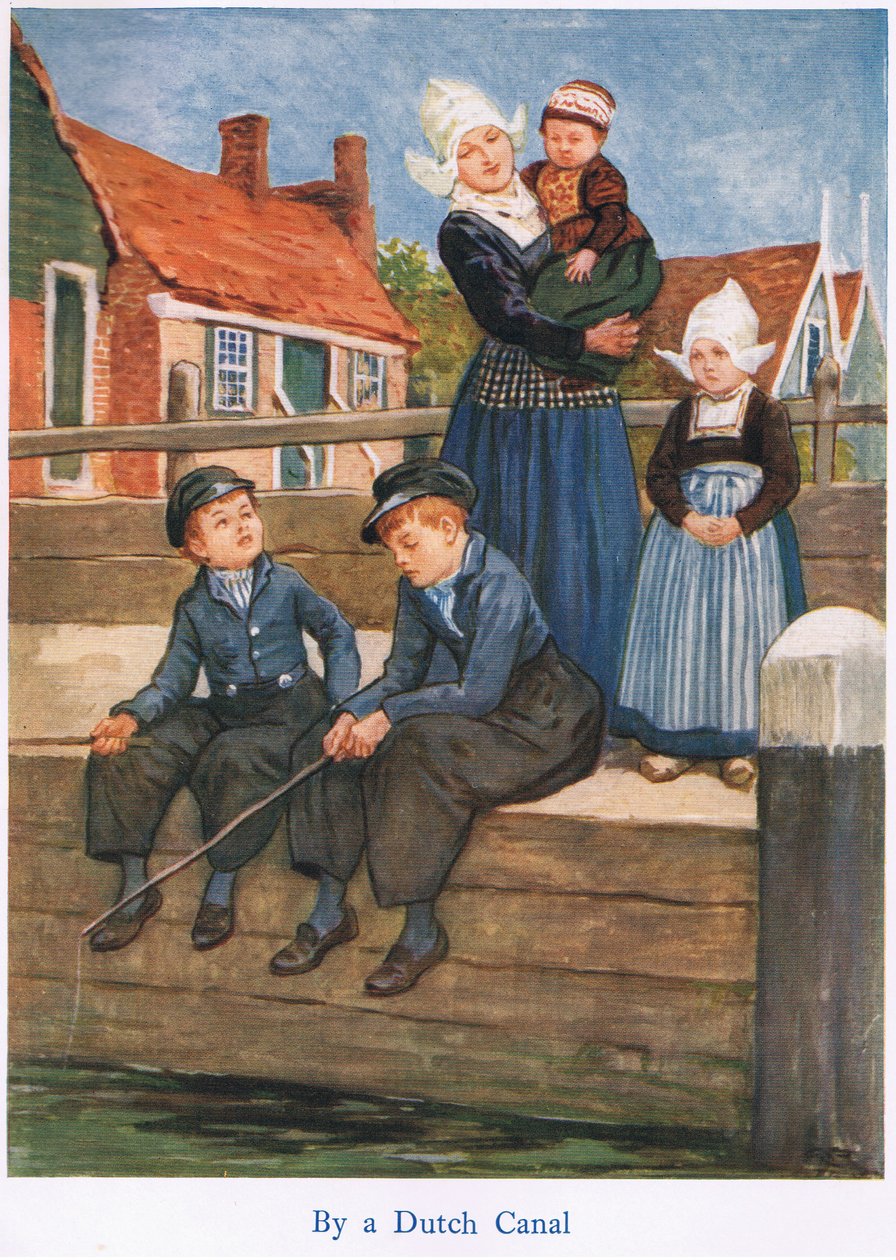 Hollanda: Hollanda kanalının yanında by Gordon Frederick Browne