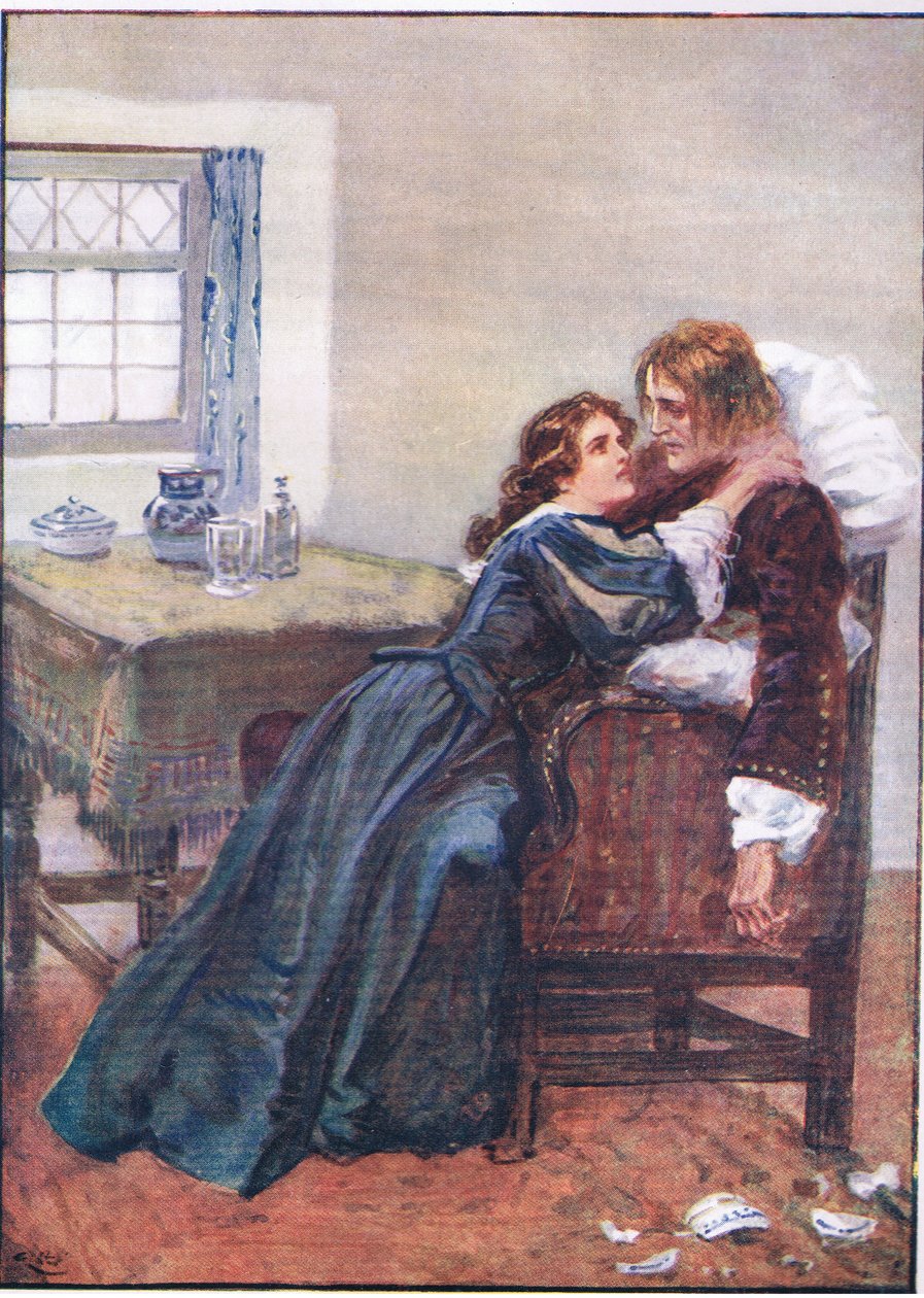 Beni tutamasalar da kollarıma girmeyi başardı, Lorna Doone pub.by W & R Chambers Ltd, 1921 by Gordon Frederick Browne