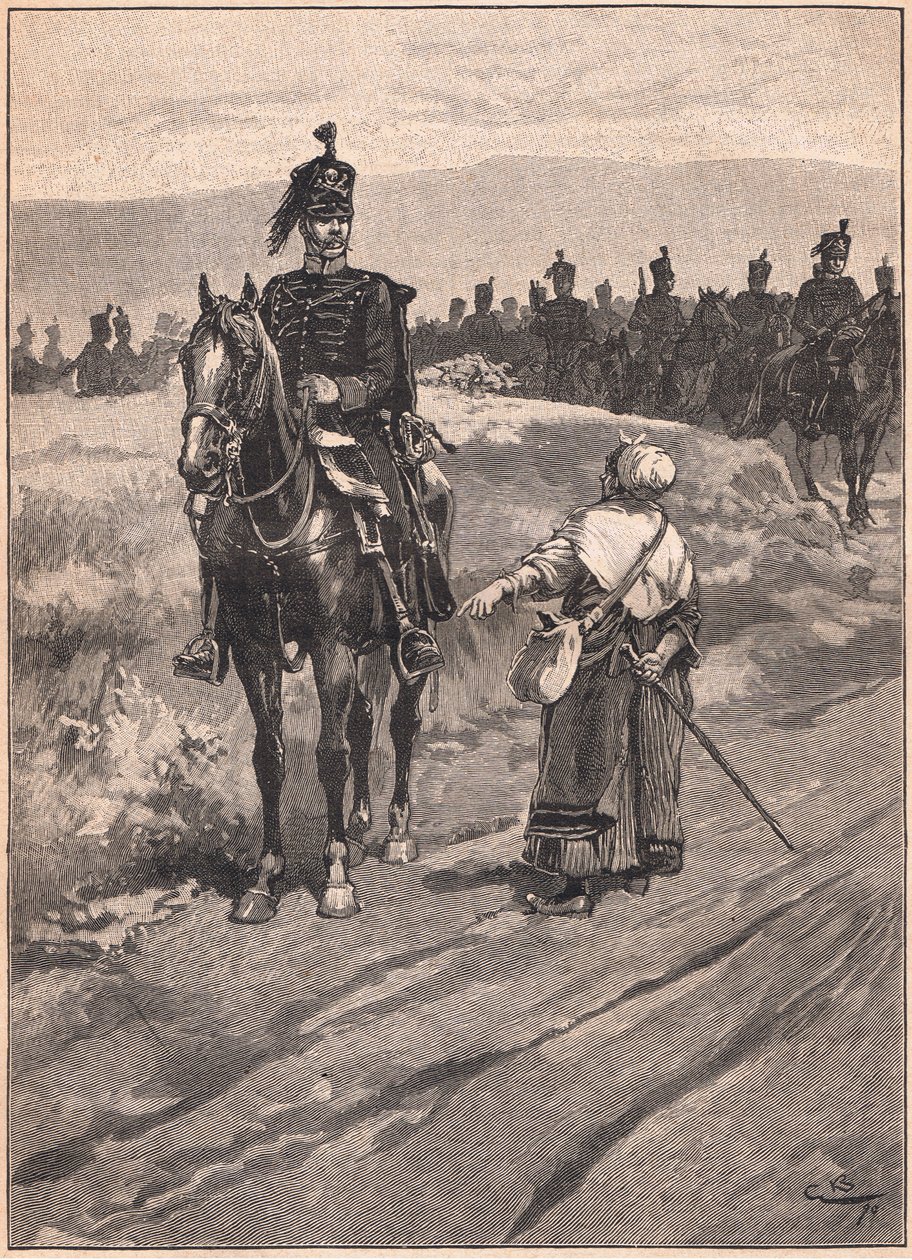 Brunswick Dükü ve Süvarileri (Kara Brunswickers) MS 1810 by Gordon Frederick Browne