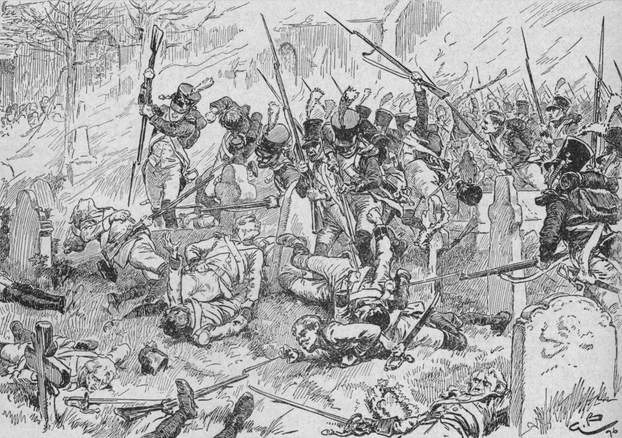 Essling Kilisesi bahçesindeki Genç Muhafız, 1896, 1902 by Gordon Frederick Browne