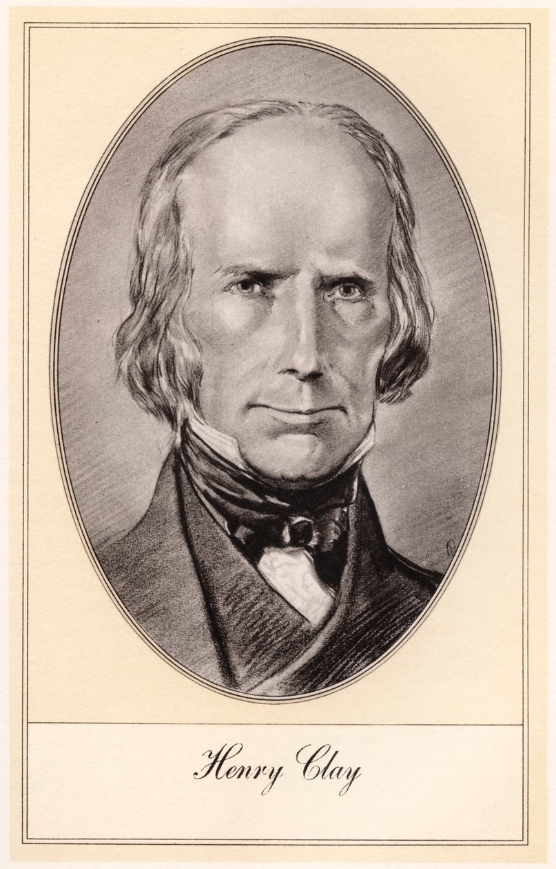 Henry Clay, önde gelen Amerikalı devlet adamı ve hatip, 20. yüzyılın başlarında by Gordon Ross
