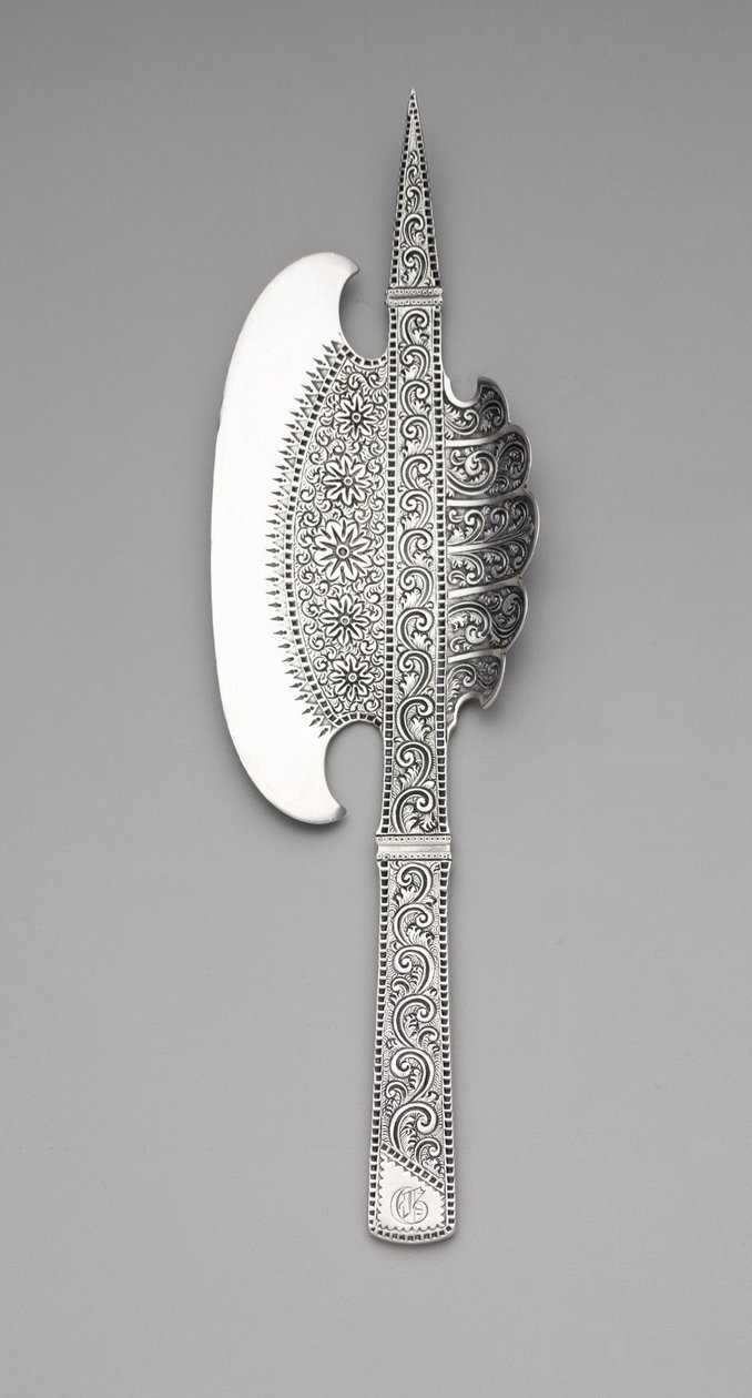 Ice cream hatchet, c.1880 (silver) by Gorham Manufacturing Company