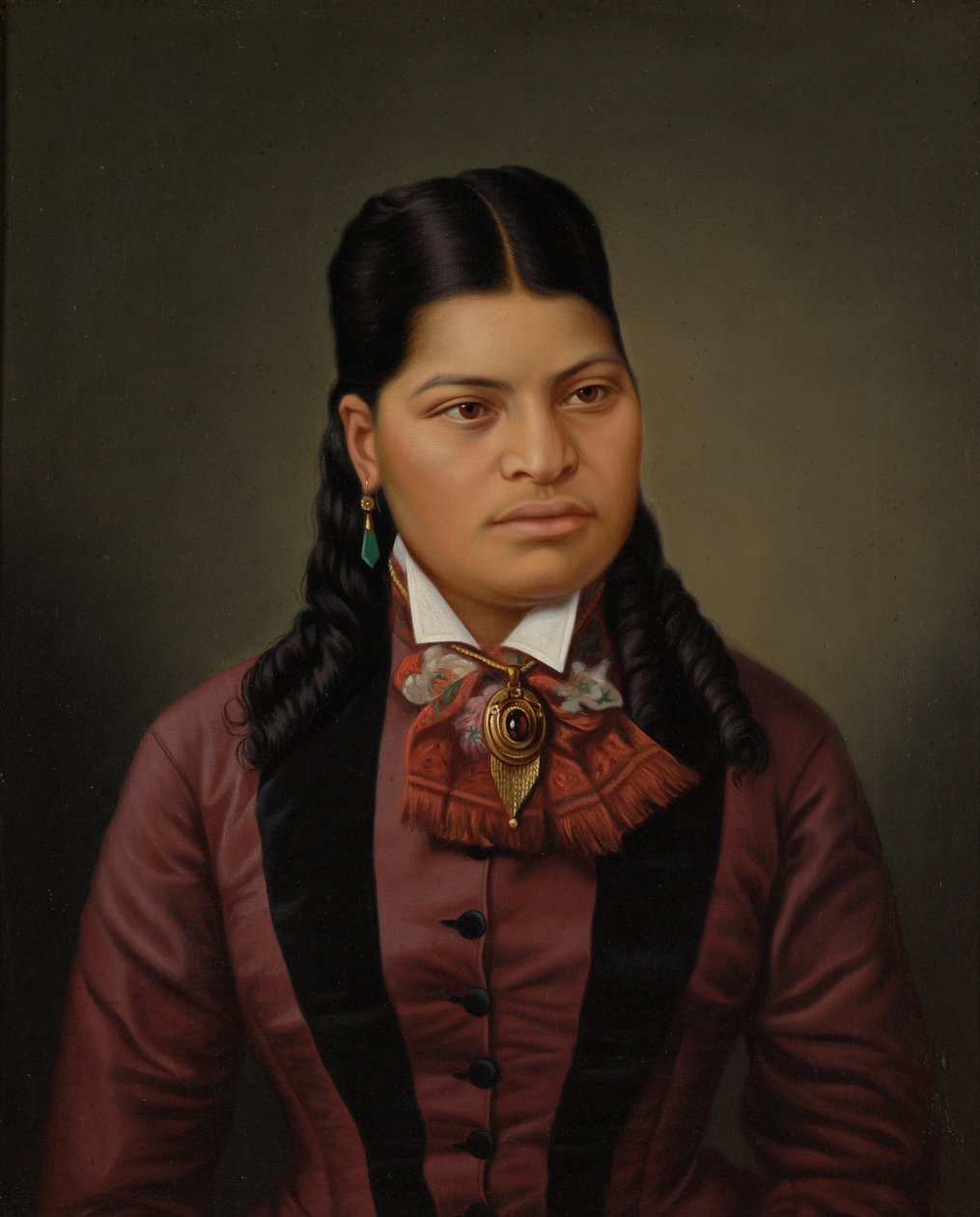 Maori kız by Gottfried Lindauer