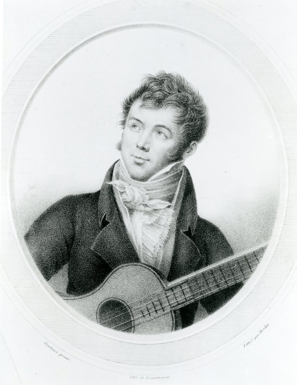 Fernando Sor (1778-1839) c.1825 (litografi) by Gottfried or Godefroy Engelmann