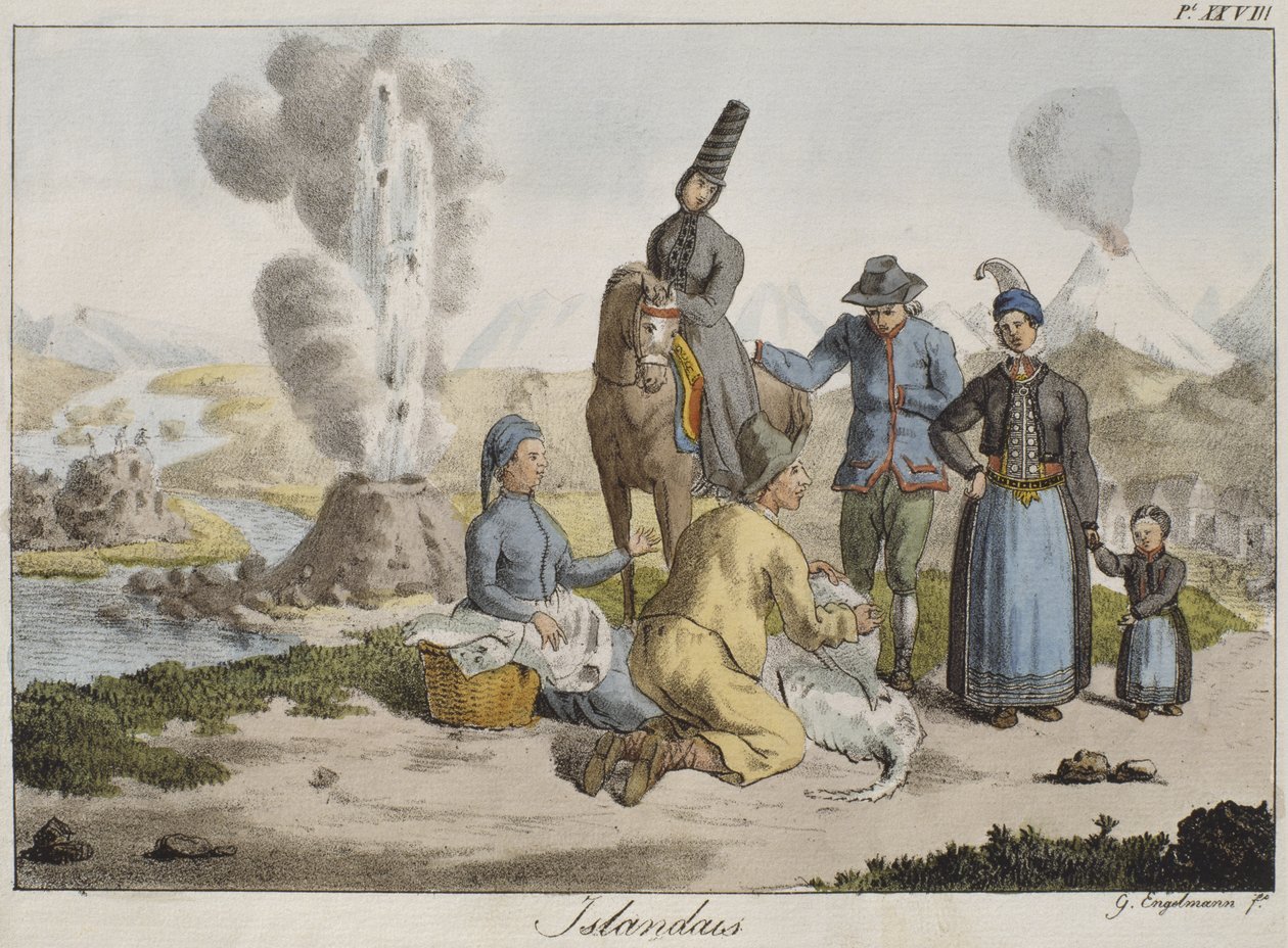 İzlandalılar by Gottfried or Godefroy Engelmann