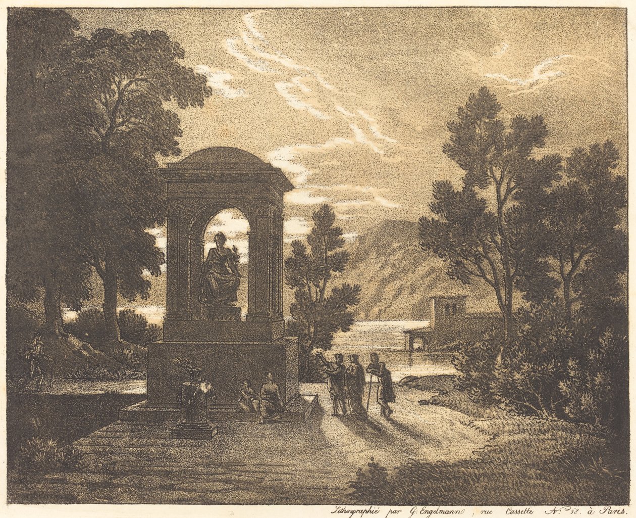 Klasik Manzara by Gottfried Engelmann