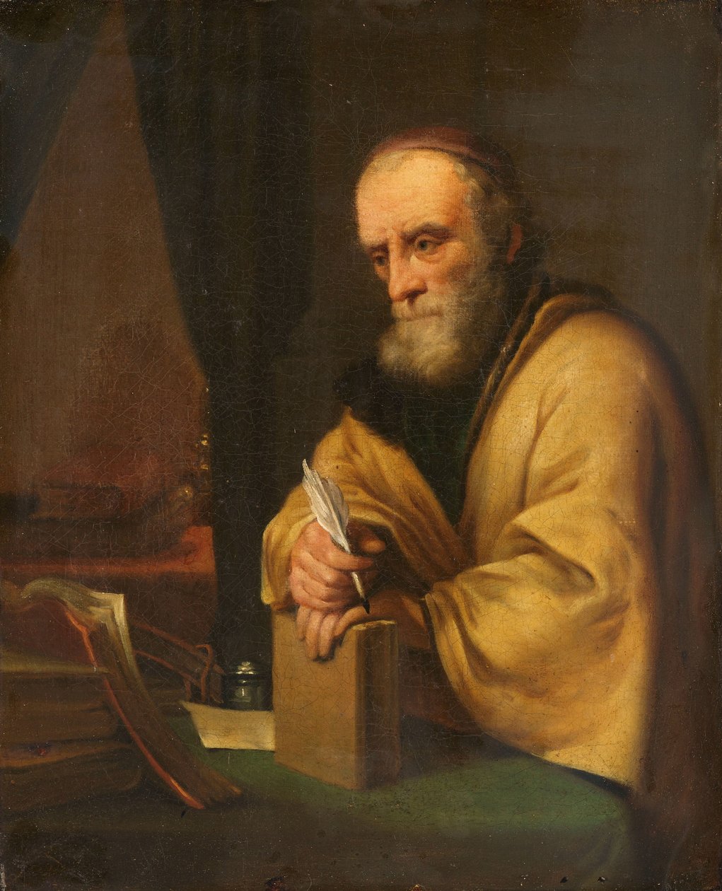 Eski bir bilgin by Gottfried Kneller (copy after)