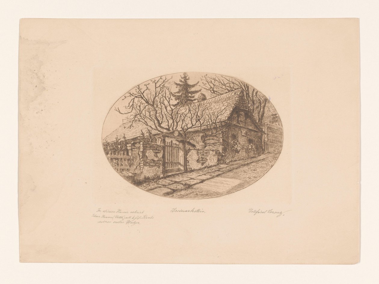 Dreimarkstein (nesne üzerindeki orijinal başlık) by Gottfried Lorenz (signed by artist)