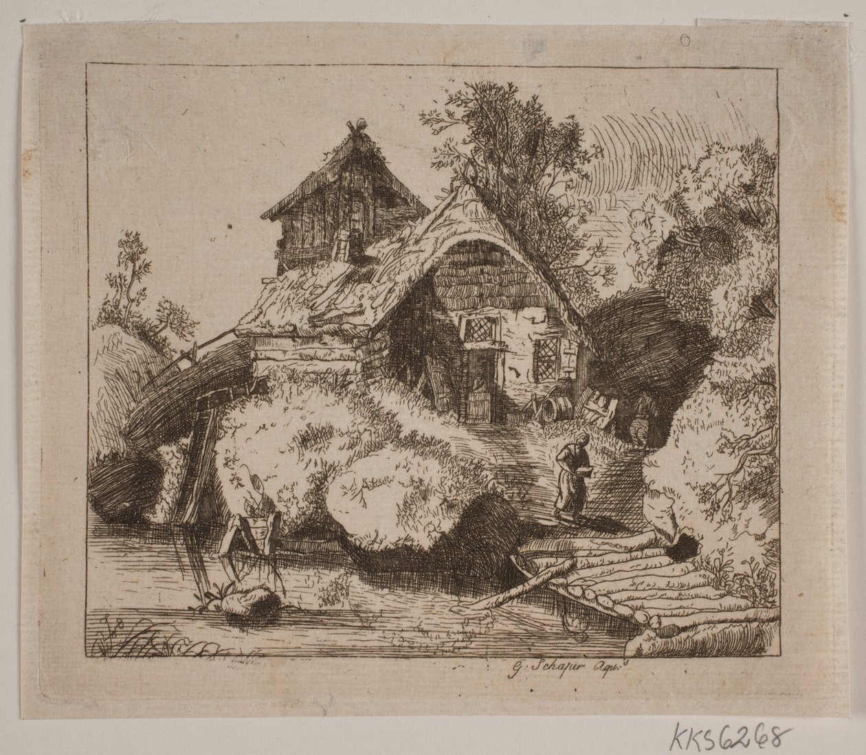 eski çiftlik evi by Gottfried Schaper