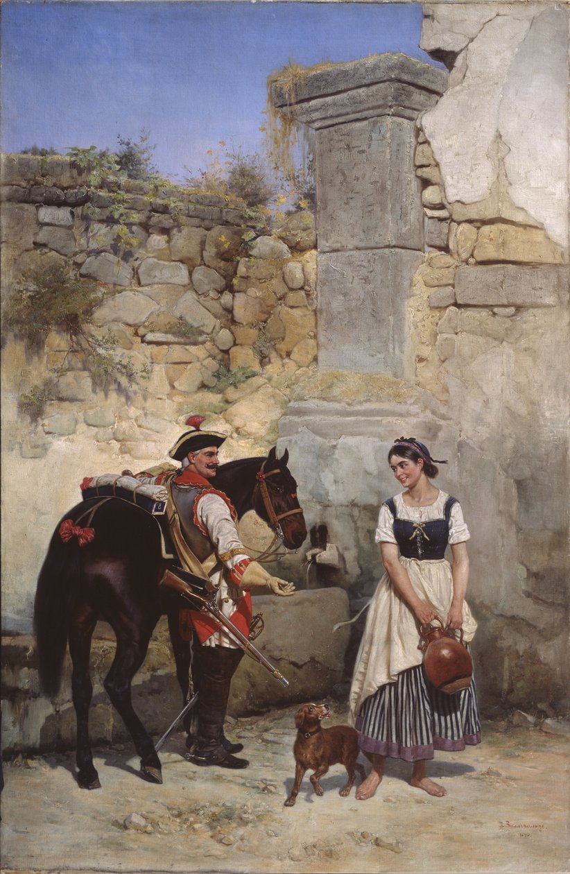Kuyudaki Sahne, 1890 by Gottfried Willewalde