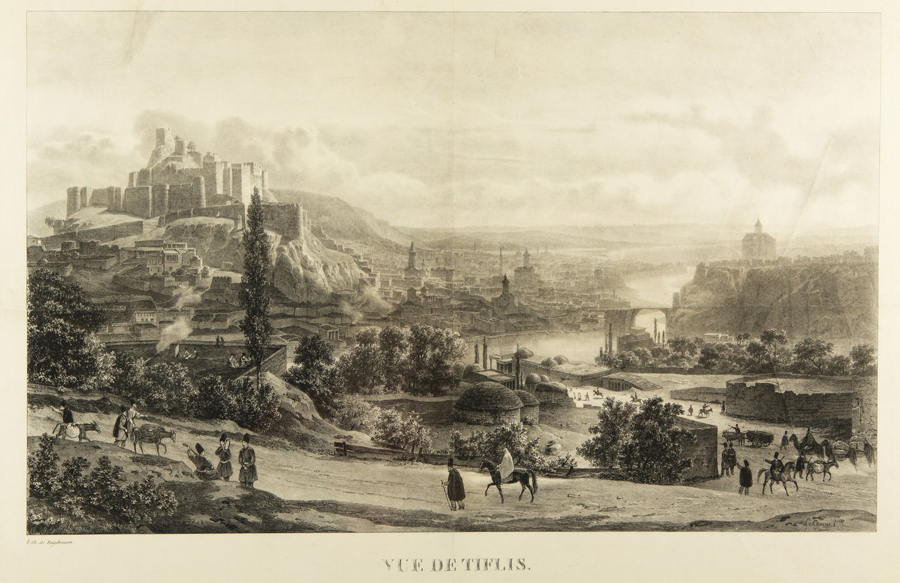 Tiflis manzarası, 1830