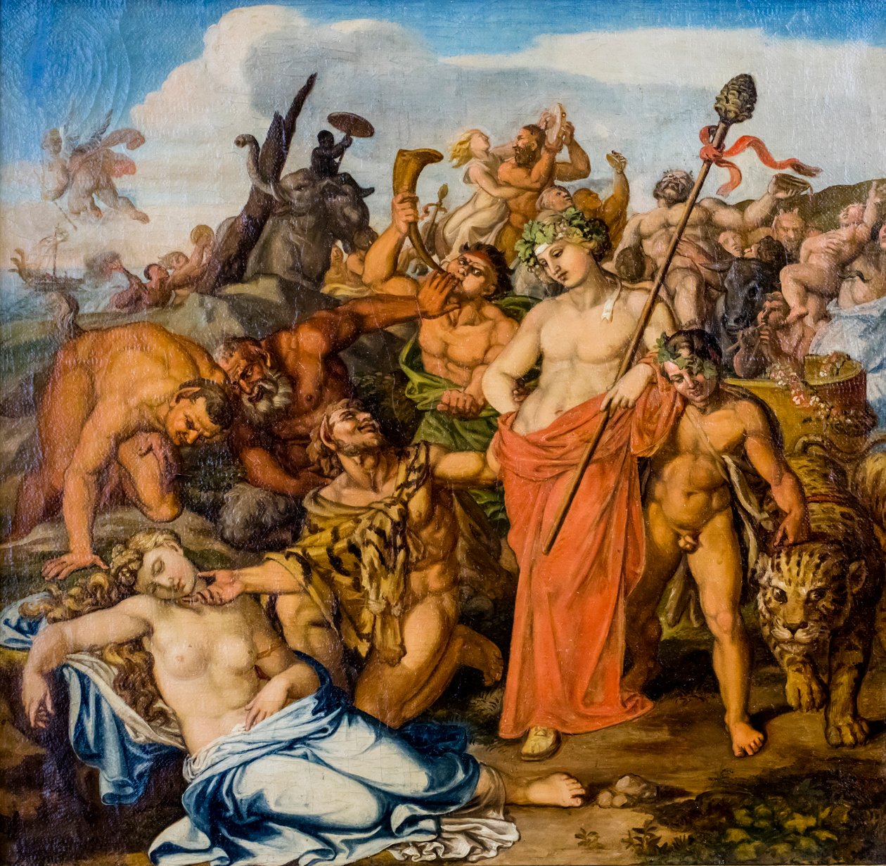 Bacchus ve Ariadne by Gottlieb Schick