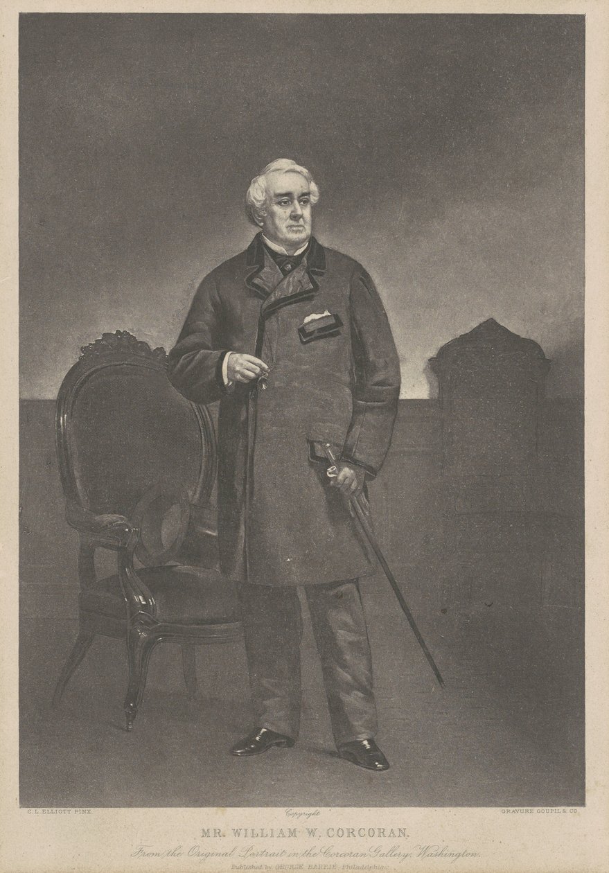 Bay William W. Corcoran by Goupil and Company, after Charles Loring Elliott