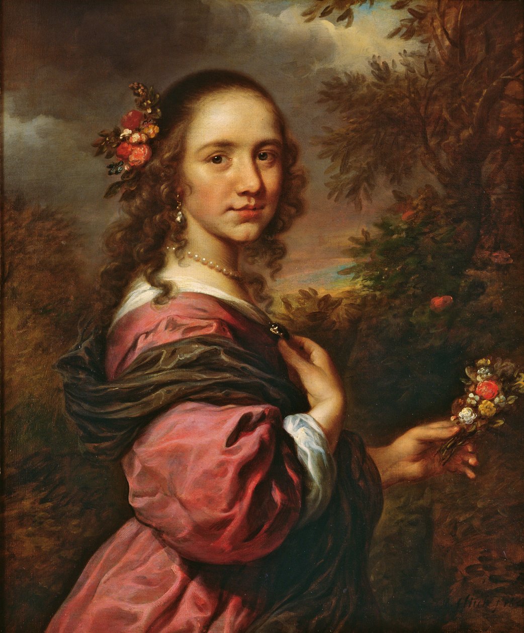 Bir bayanın portresi, 1658 by Govaert Flinck