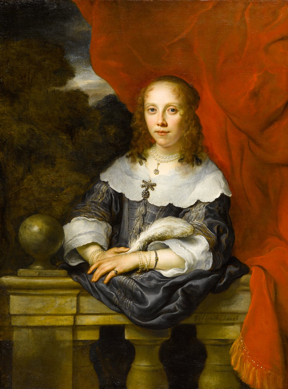 Bir Hanımefendinin Portresi (Margaretha van Raephorst?), 1646 by Govaert Flinck