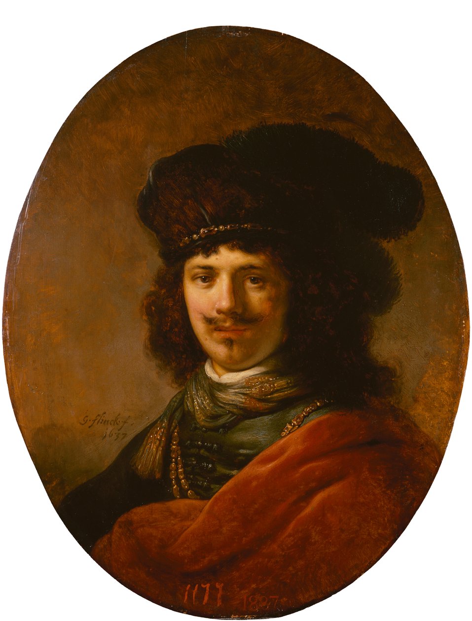 Genç bir adamın portresi, 1637. by Govaert Flinck