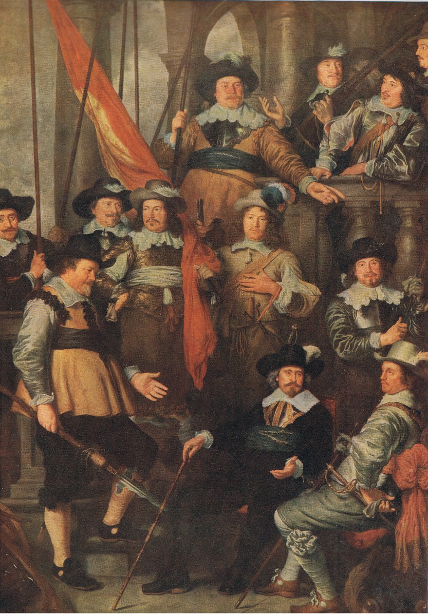 Amsterdam Sivil Muhafızları şirketi 1645, Bibbys Annual, 1916-17 by Govaert Flinck