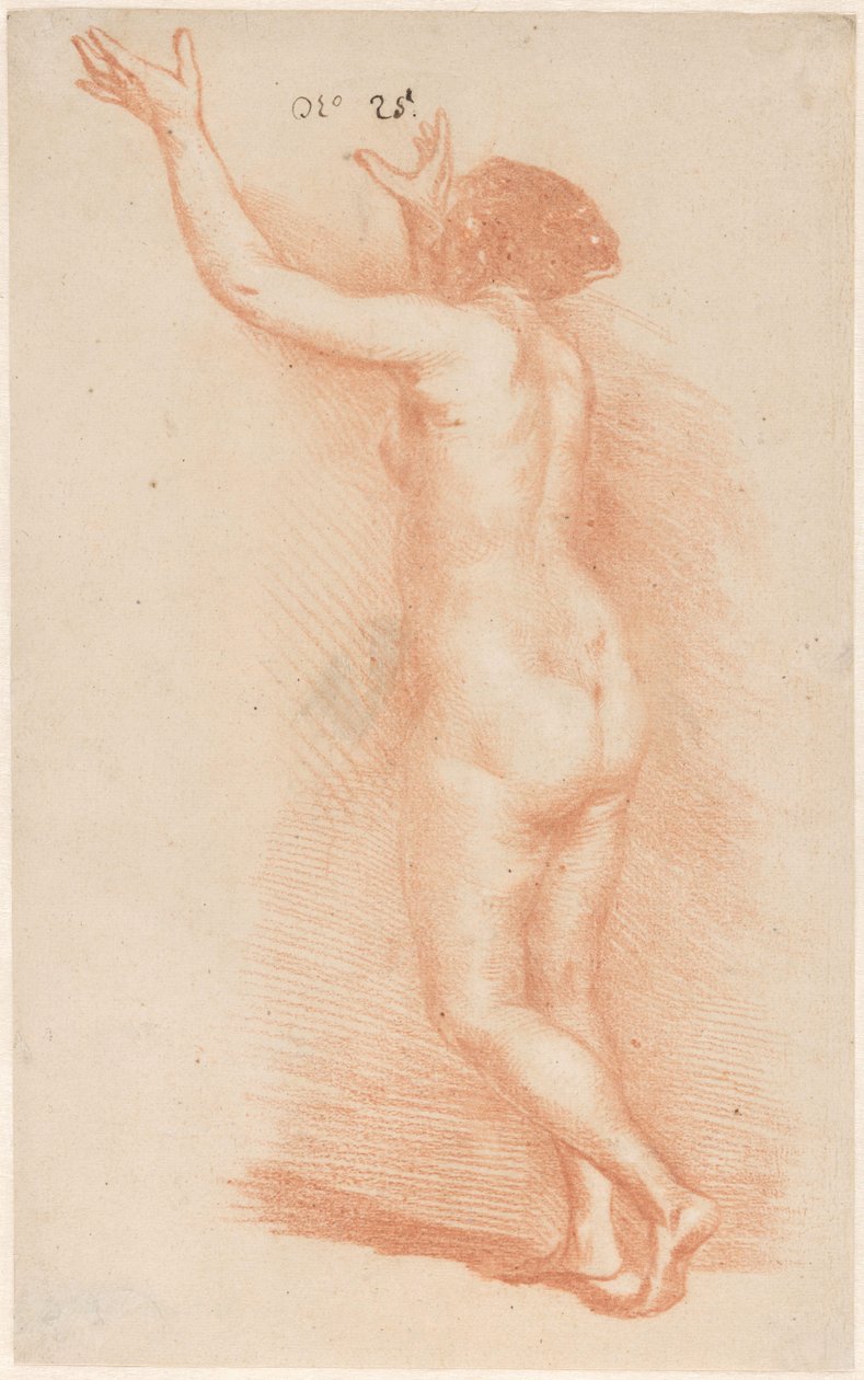 Kollarını kaldırmış duran kadın by Govert Flinck (attributed to)