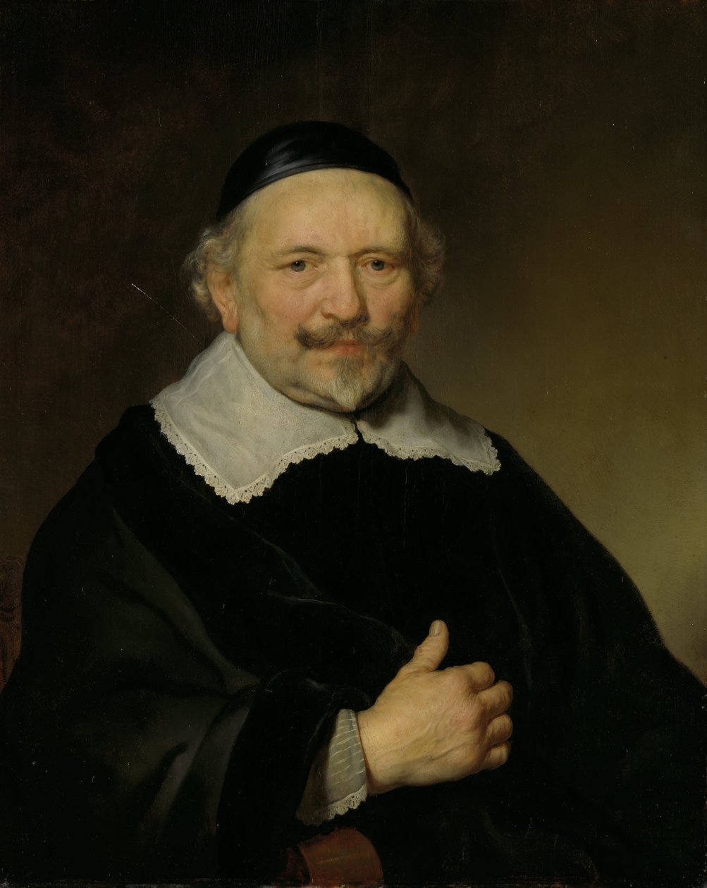 Augustijn Wtenbogaert (1577-1655) olduğu düşünülen Bir Adamın Portresi by Govert Flinck