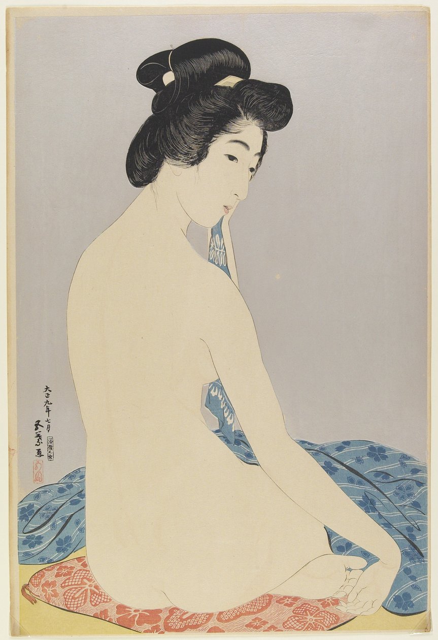 Woman after Bath, July 1920 by Goyo Hashiguchi